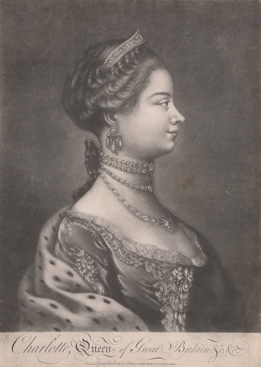 Charlotte, drottning av Storbritannien av Unknown artist