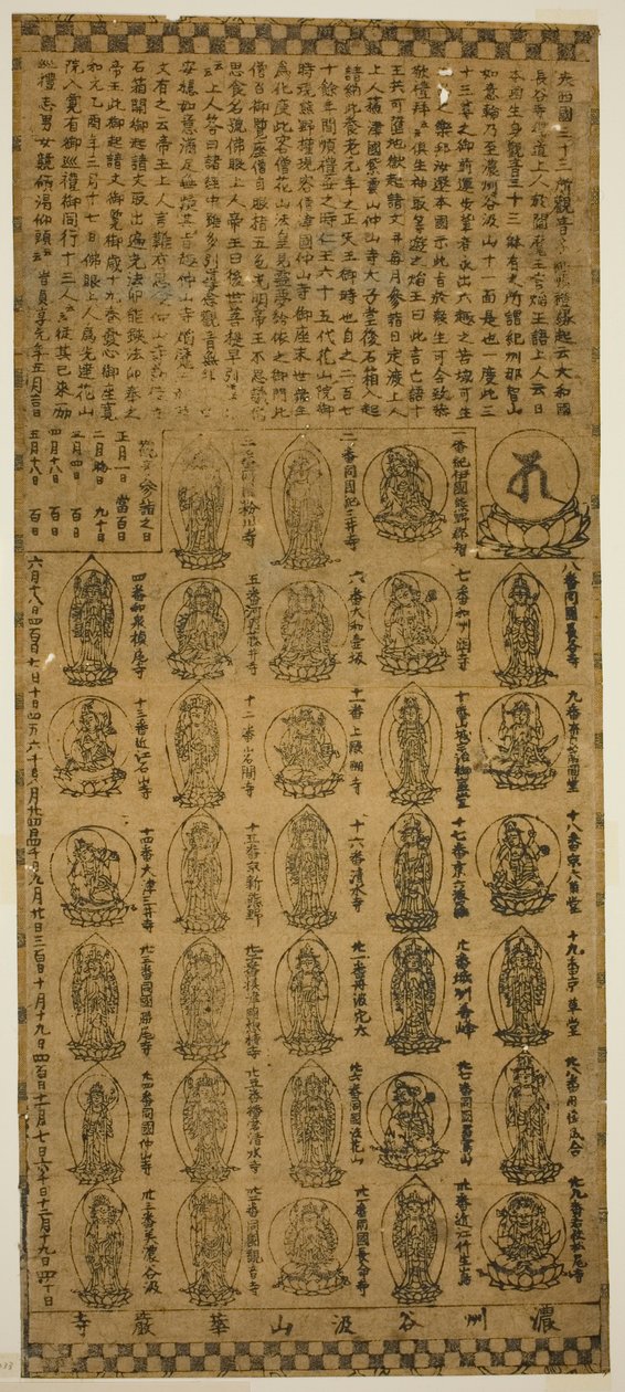 Charm från Tanigumisan Kegonji Temple av Unknown artist