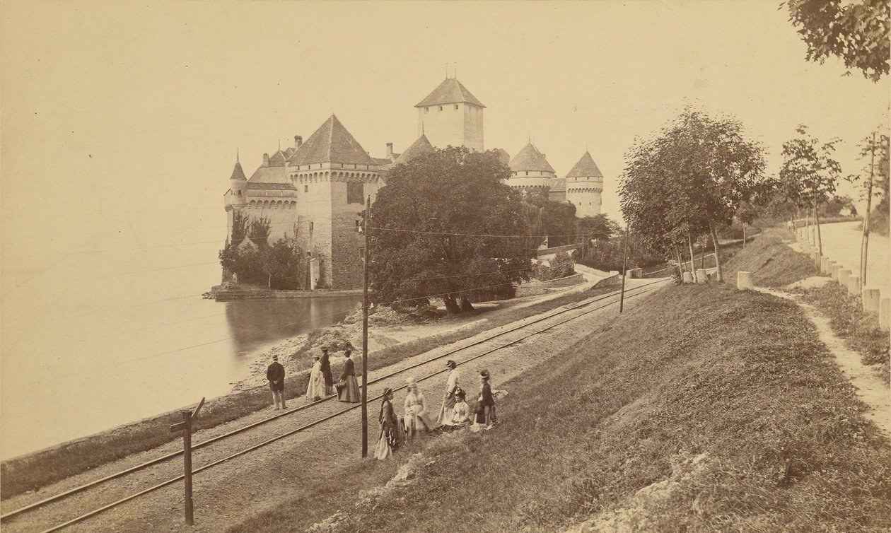 [Slottet Chillon vid Genèvesjön] av Unknown artist