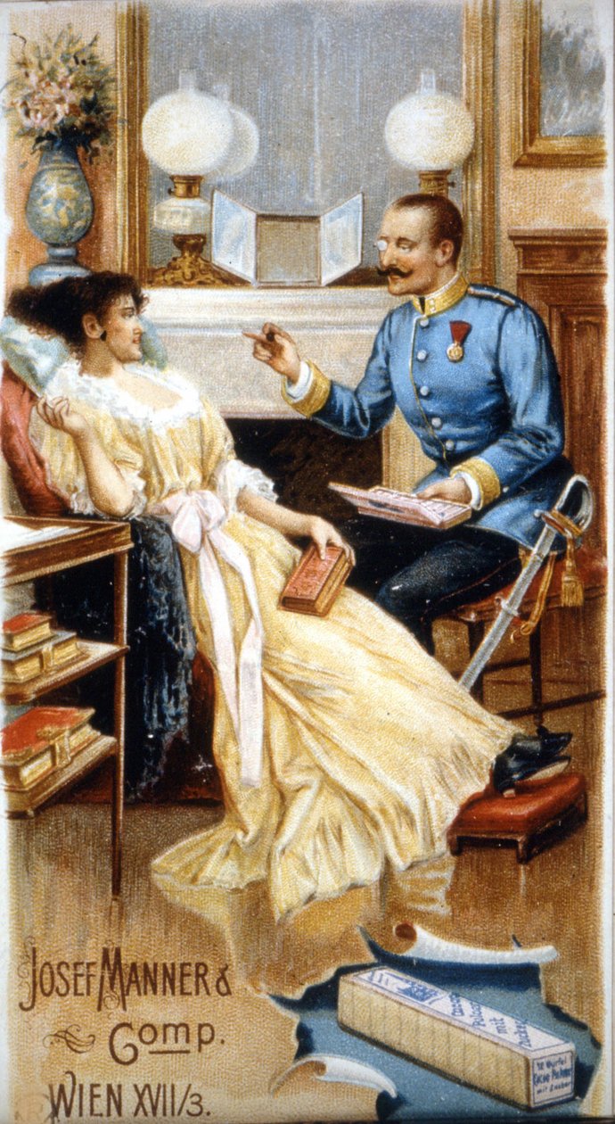 Chokladannons ”” Josef Manner & Gomp, Wien””. av Unknown artist