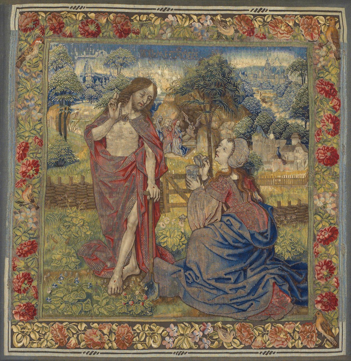 Kristus uppenbarar sig för Maria Magdalena ("Noli me tangere") av Unknown artist