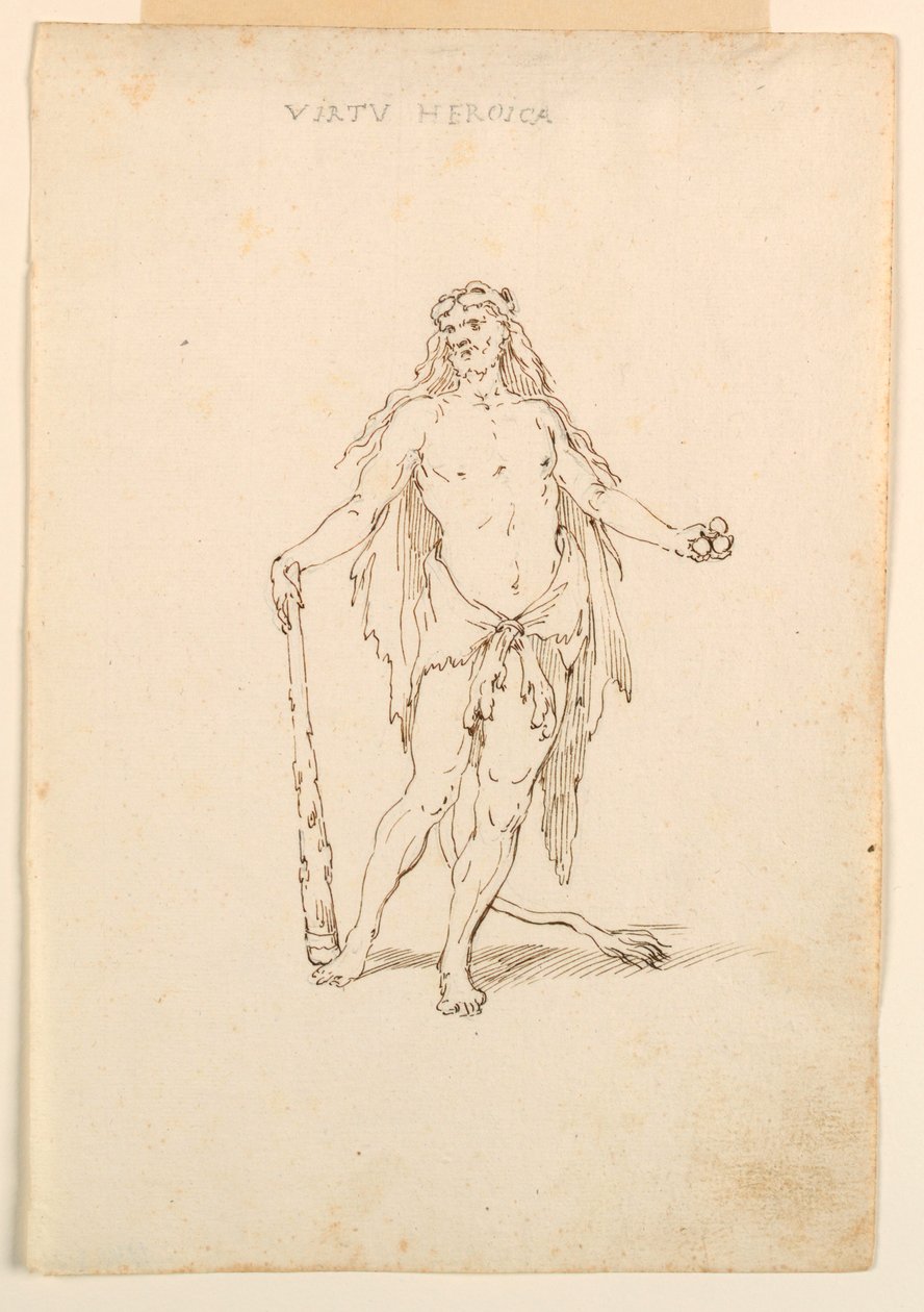 Kostymdesign: Heroic Force for a Ballet av Unknown artist