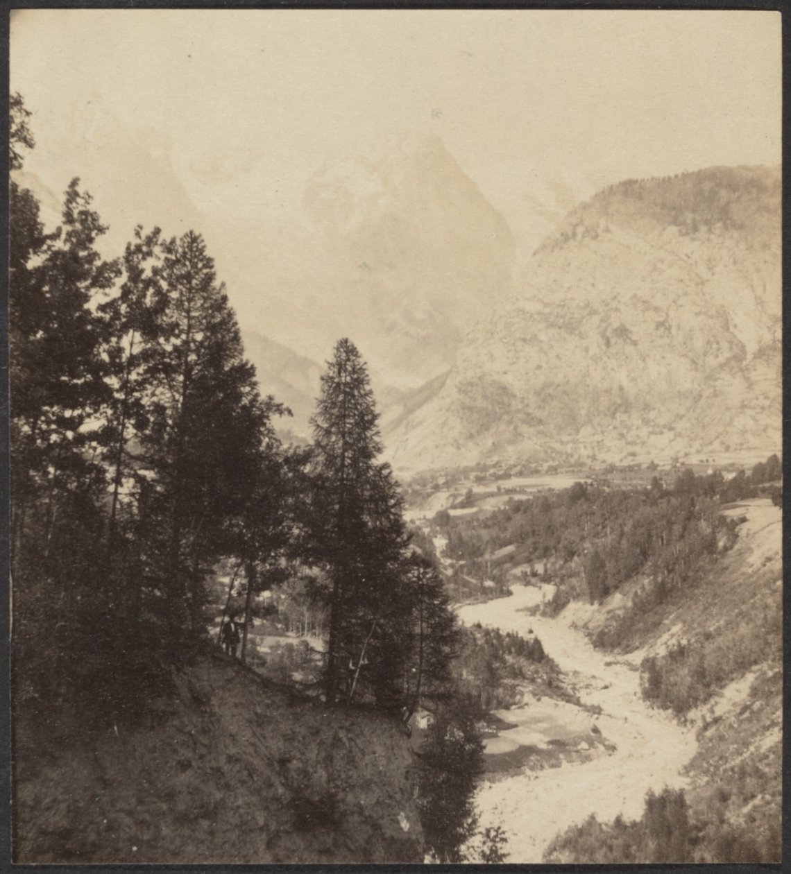 Courmayeur-dalen av Unknown artist