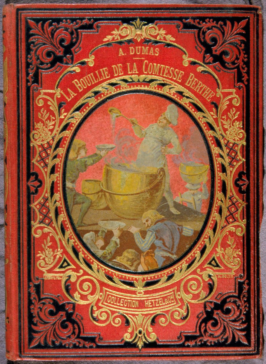 Omslag till boken "" La Bouille de la Comtesse Berthe"" av Alexandre Dumas, Hetzel-samlingen. av Unknown artist
