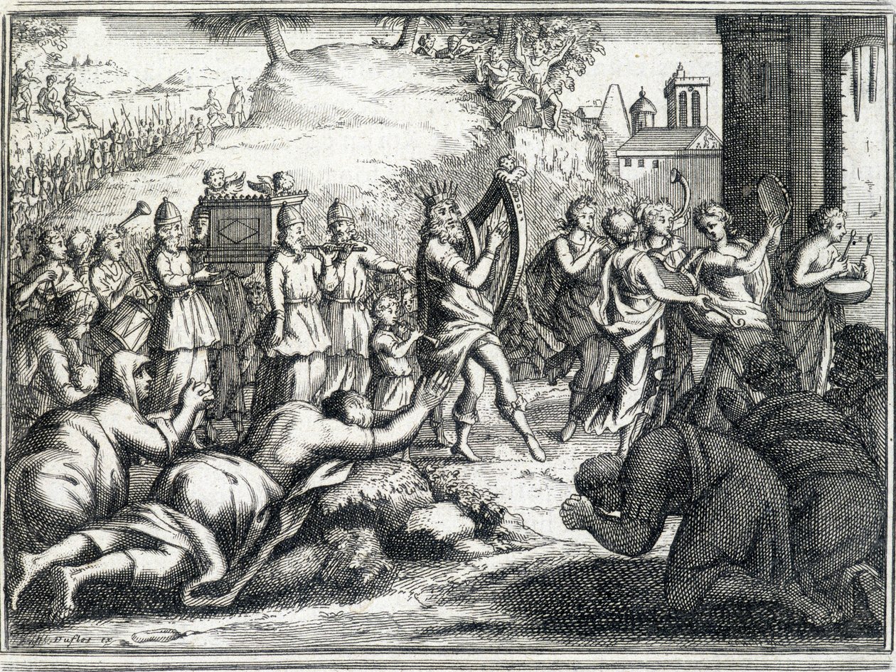 Davids dans (Gamla testamentet). av Unknown artist