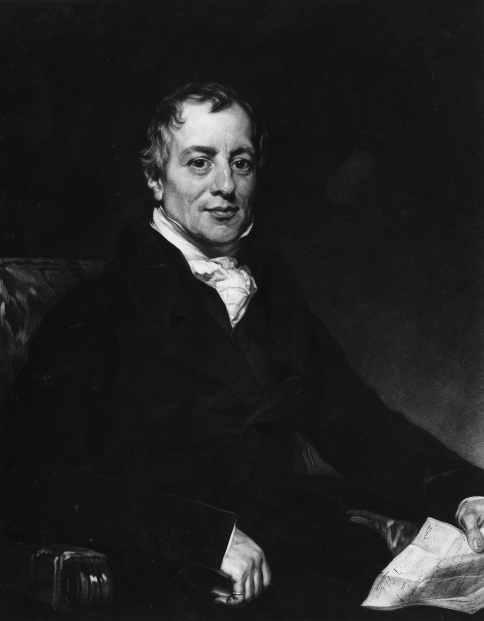 David Ricardo (1772 - 1823), brittisk ekonom. av Unknown artist
