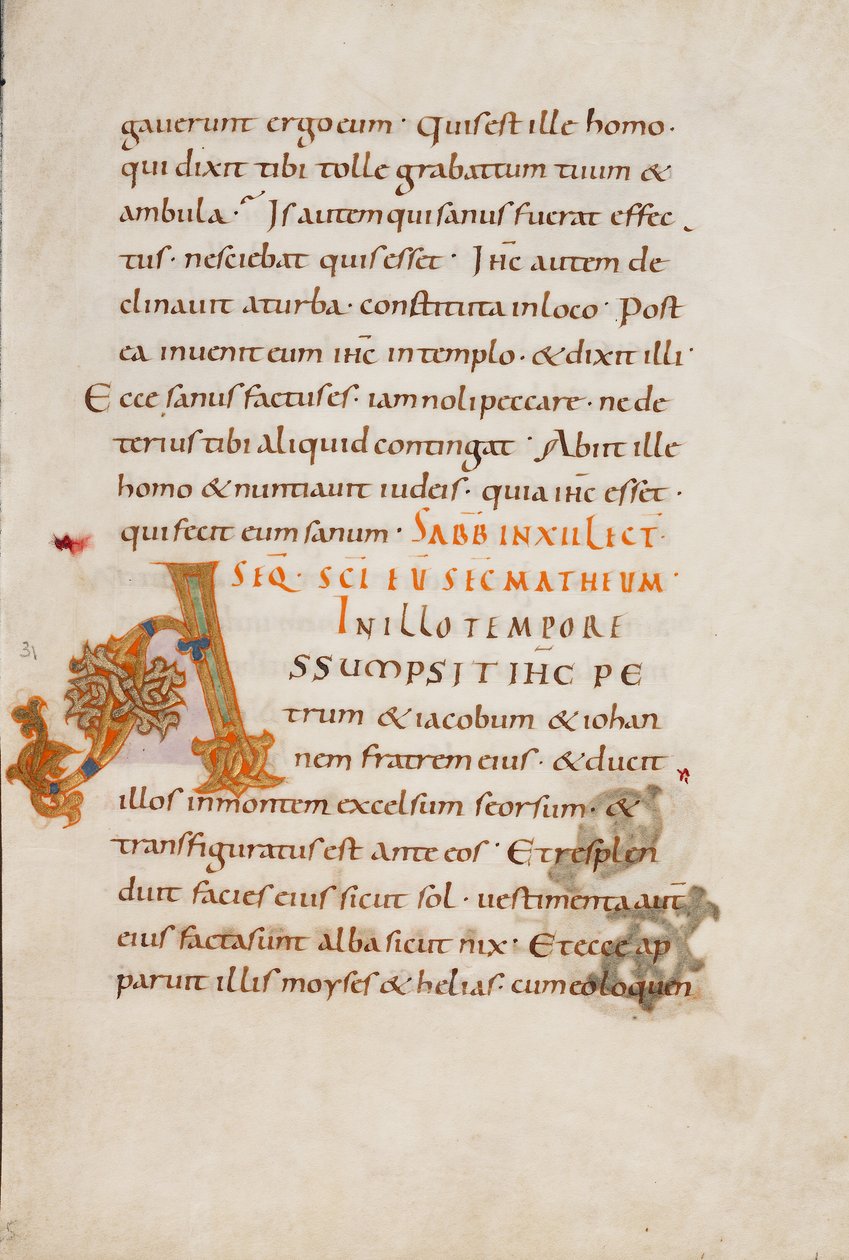 Dekorerad initial A av Unknown artist