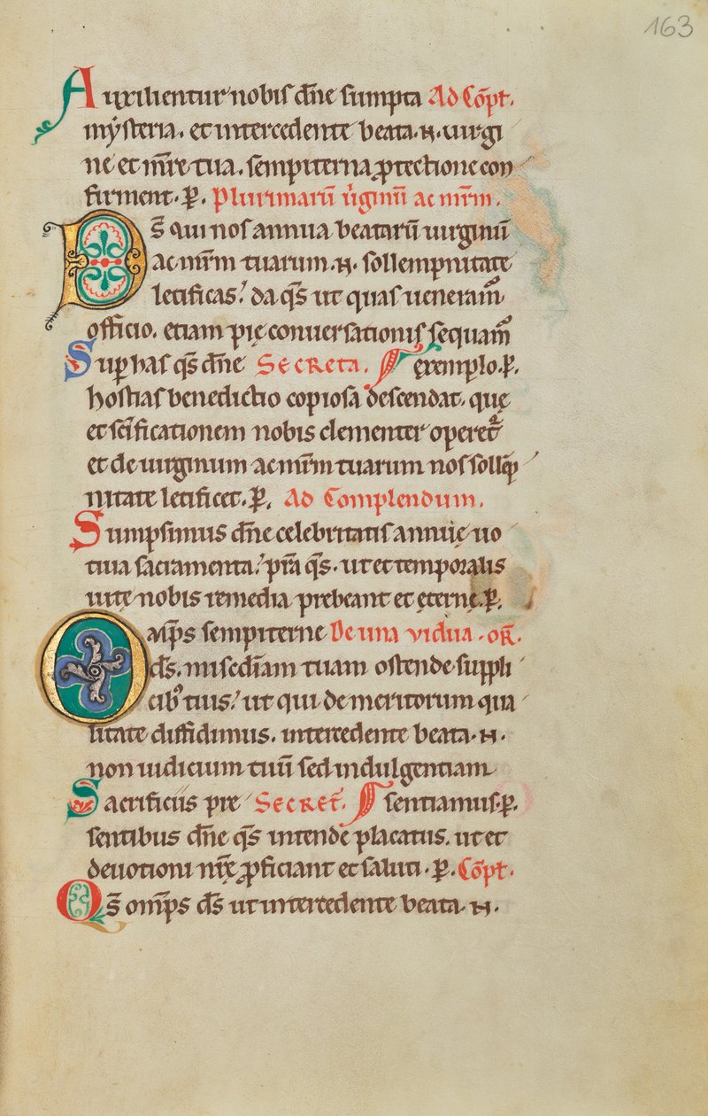 Dekorerad initial D; Dekorerad initial O av Unknown artist