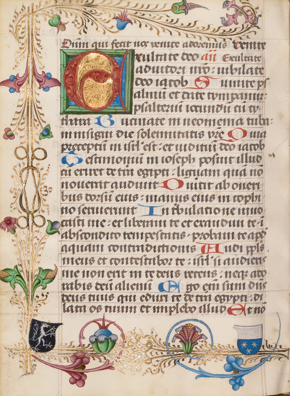 Dekorerad initial E av Unknown artist