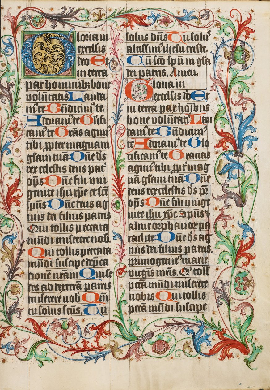 Dekorerad initial G av Unknown artist