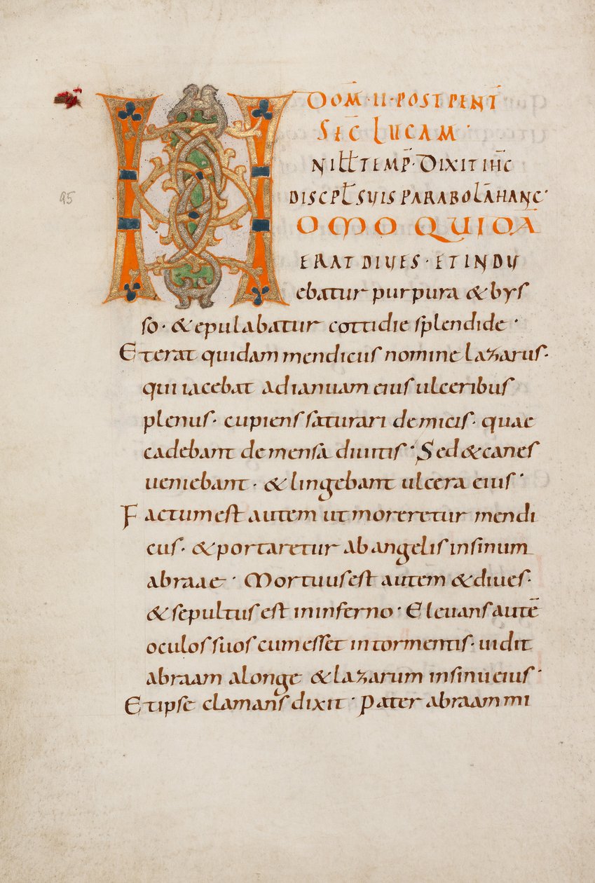 Dekorerat Initial H av Unknown artist