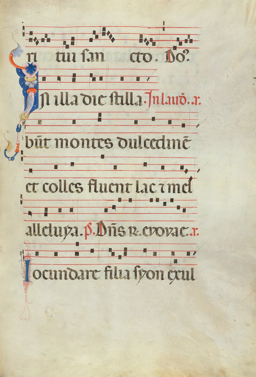 Dekorerad Initial I av Unknown artist