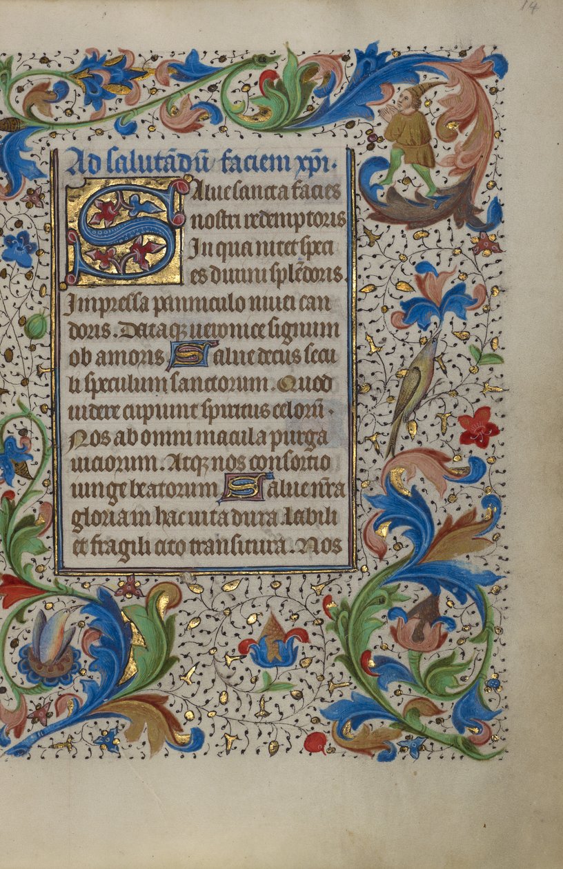 Dekorerat Initial S av Unknown artist