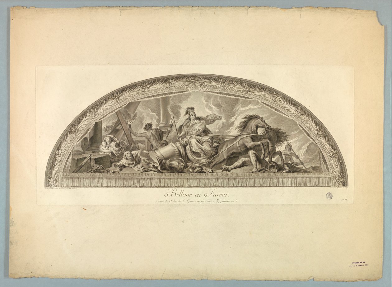 Dekorationer av Lebrun och Mignard på slottet i Versailles av Unknown artist