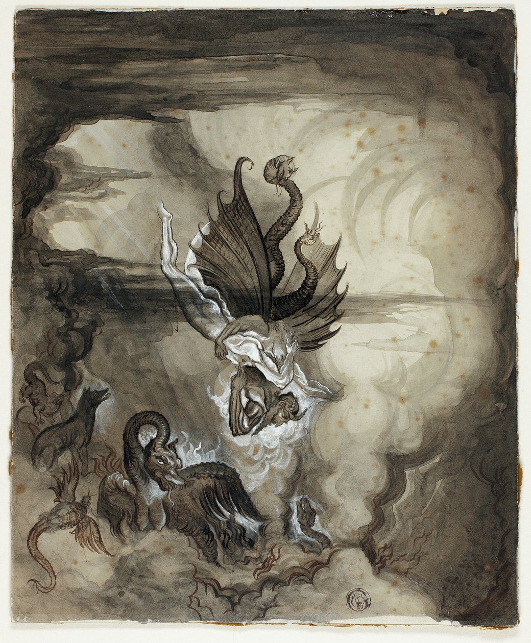 Nedstigning till helvetet av Unknown artist