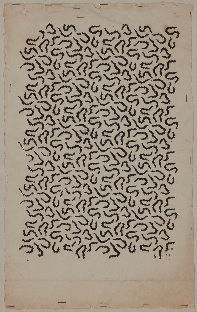 Designritning, sent 1700-tal av Unknown artist