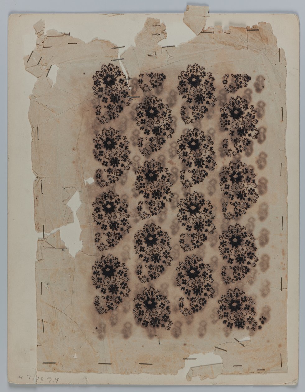 Designritning, sent 1700-tal av Unknown artist