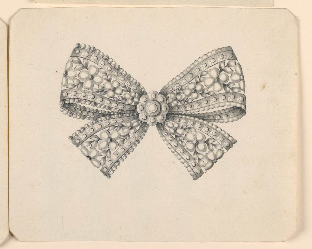 Design för en brosch av Unknown artist