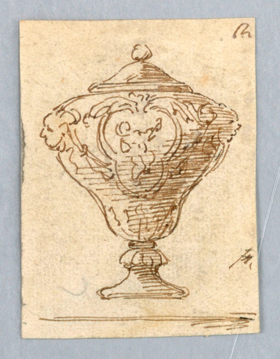 Design för en vas av Unknown artist