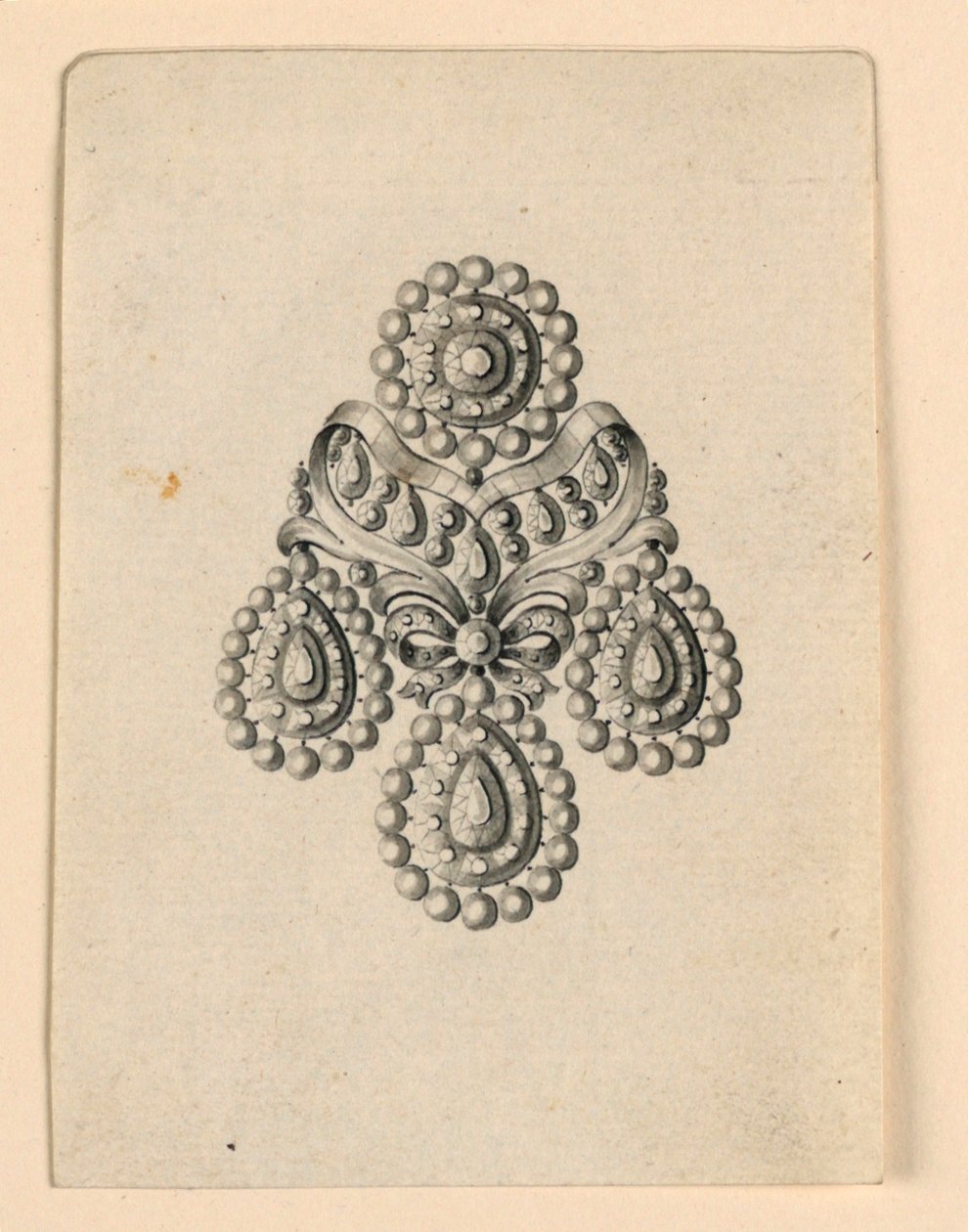 Design för ett örhänge av Unknown artist