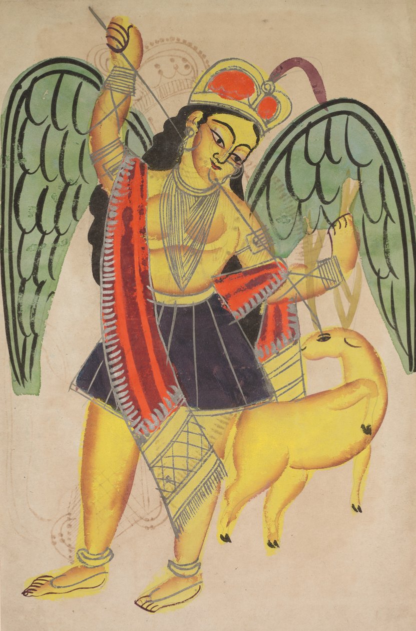 Diana eller Artemis, jaktens gudinna av Unknown artist