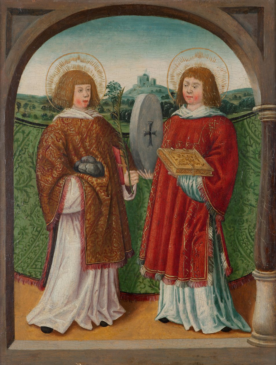 S:t Stefan och S:t Florian () av Unknown artist