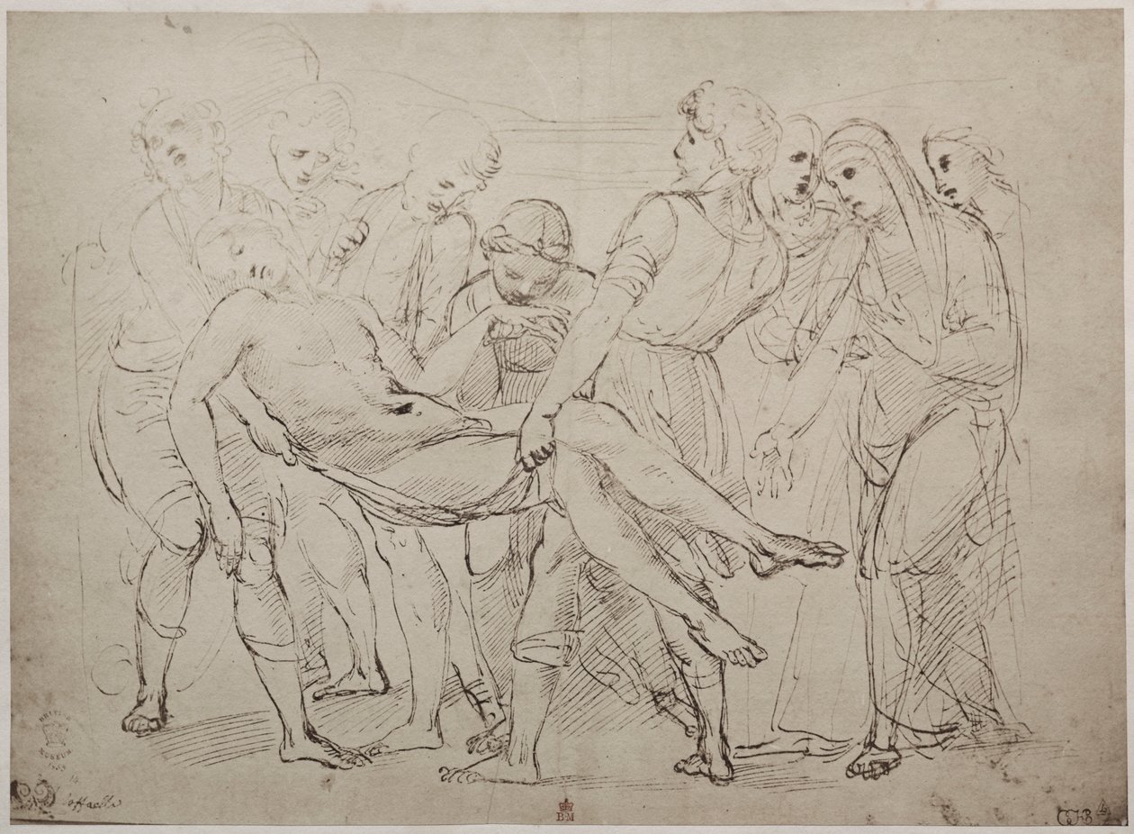 Teckning av Raphael Sanzio i British Museum av Unknown artist