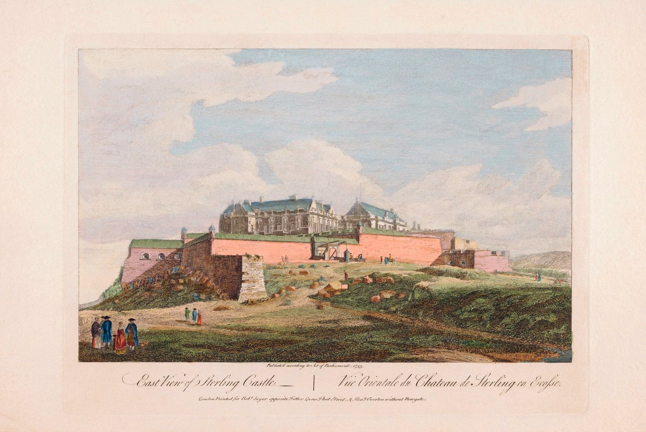 East View av Stirling Castle, Skottland av Unknown artist