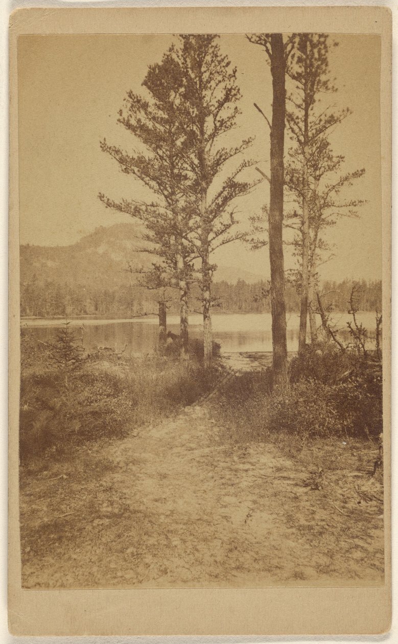 Echo Lake nära Conway [Wales] av Unknown artist