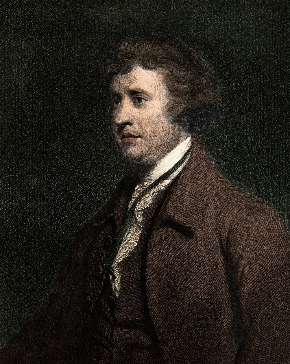 Edmund Burke 1729-1797 - gravyr - 1800-talet av Unknown artist