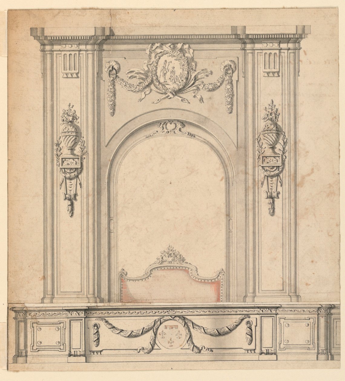 Förhöjning av en sängalkov för Philippe, Duc d
