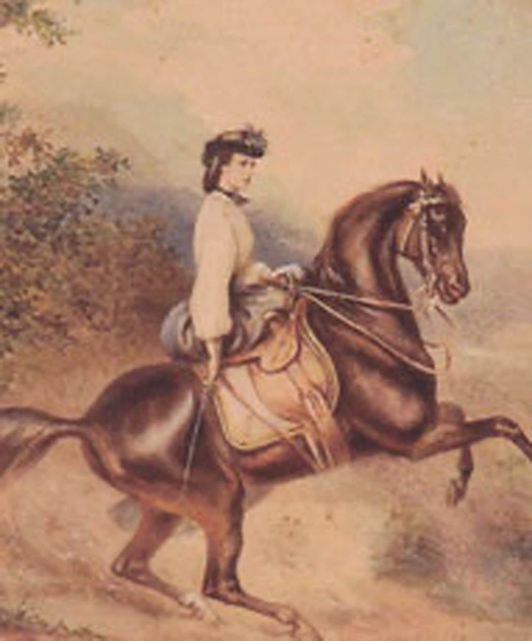 Elisabeth, kejsarinna av Österrike och drottninggemål av Ungern (24 december 1837 - 10 september 1898) (illustration) av Unknown artist