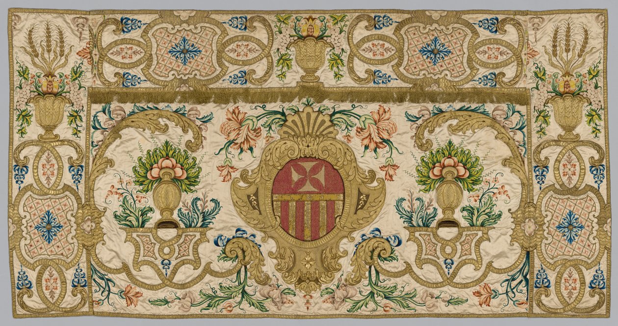 Broderad framsida av ett altare av Unknown artist