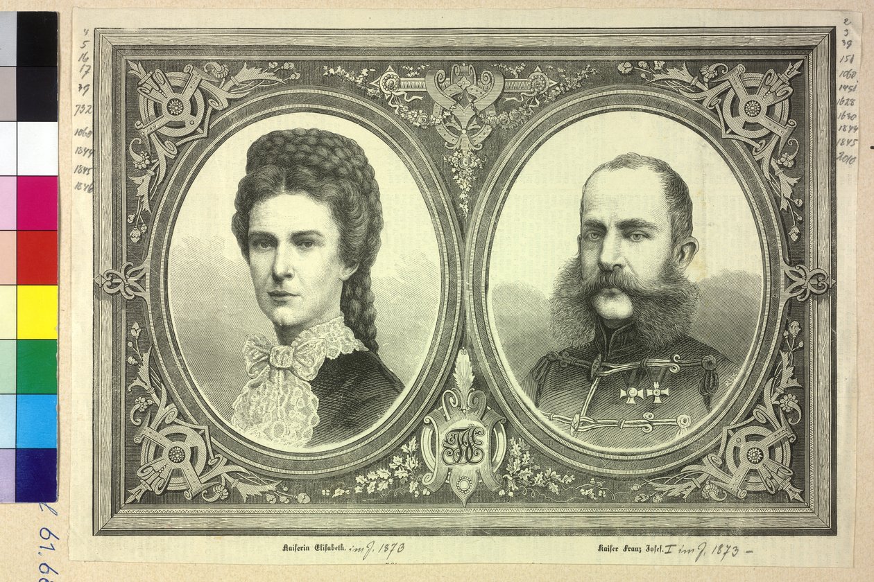 Kejsare av Österrike och Elisabeth Franz Joseph I av Unknown artist