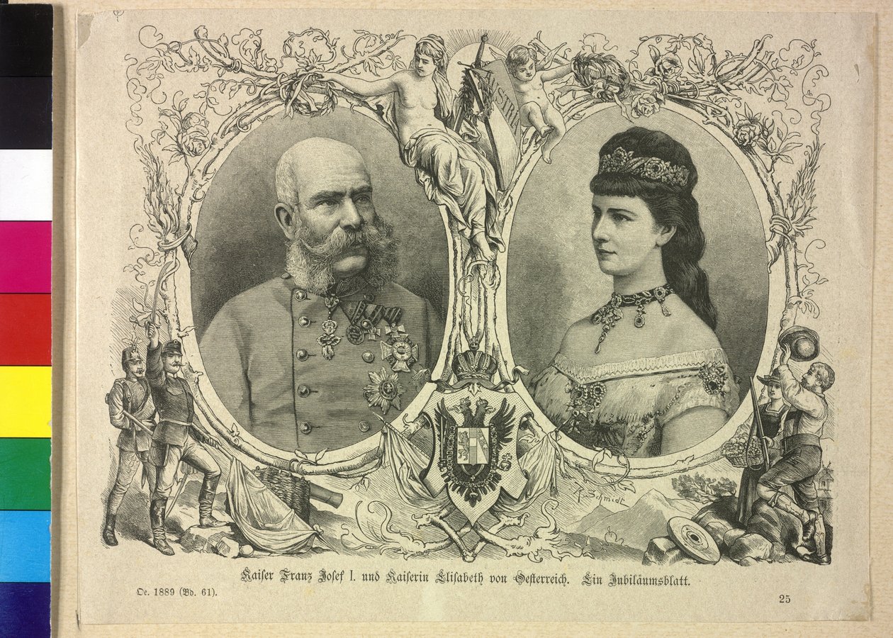 Kejsare av Österrike och Elisabeth Franz Joseph I av Unknown artist