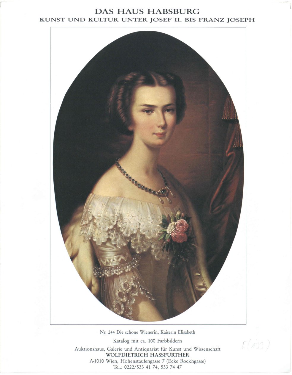 Kejsarinnan av Österrike Elisabeth av Unknown artist