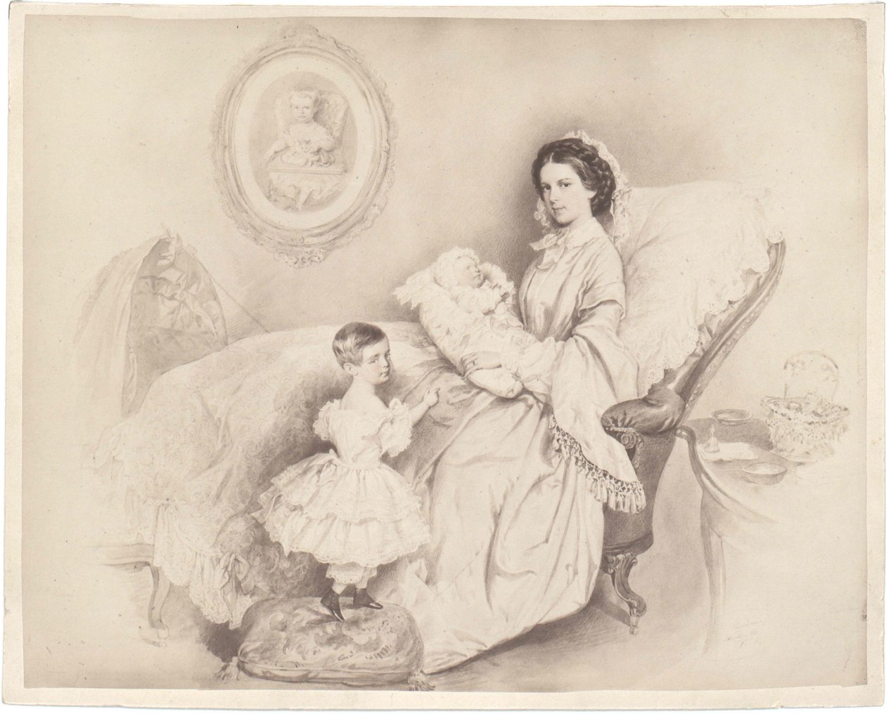 Kejsarinnan av Österrike Elisabeth av Unknown artist