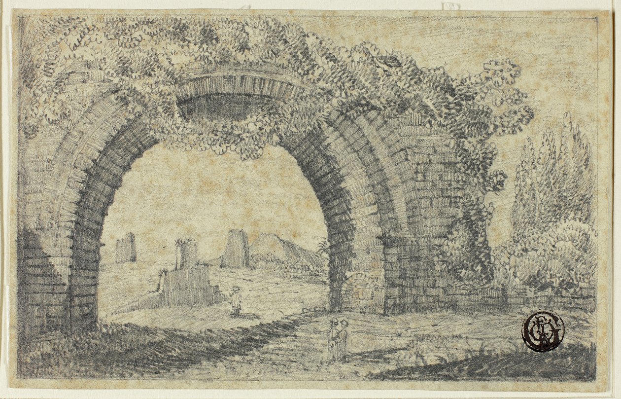 Ingången till Circus of Caracalla av Unknown artist