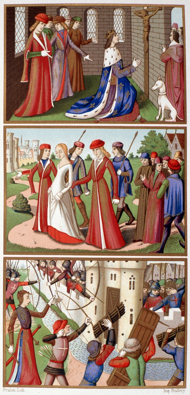 Avsnitt av historien om Karl VII och Jeanne d