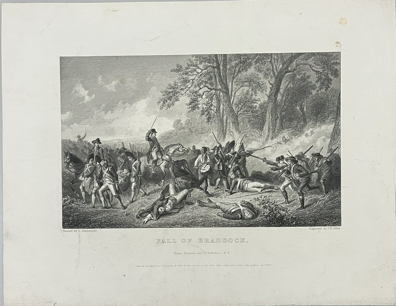 Braddocks fall av Unknown artist