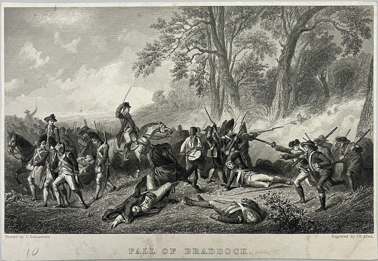 Braddocks fall av Unknown artist