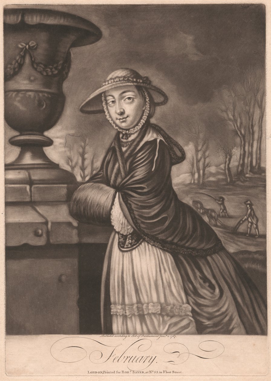 februari av Unknown artist
