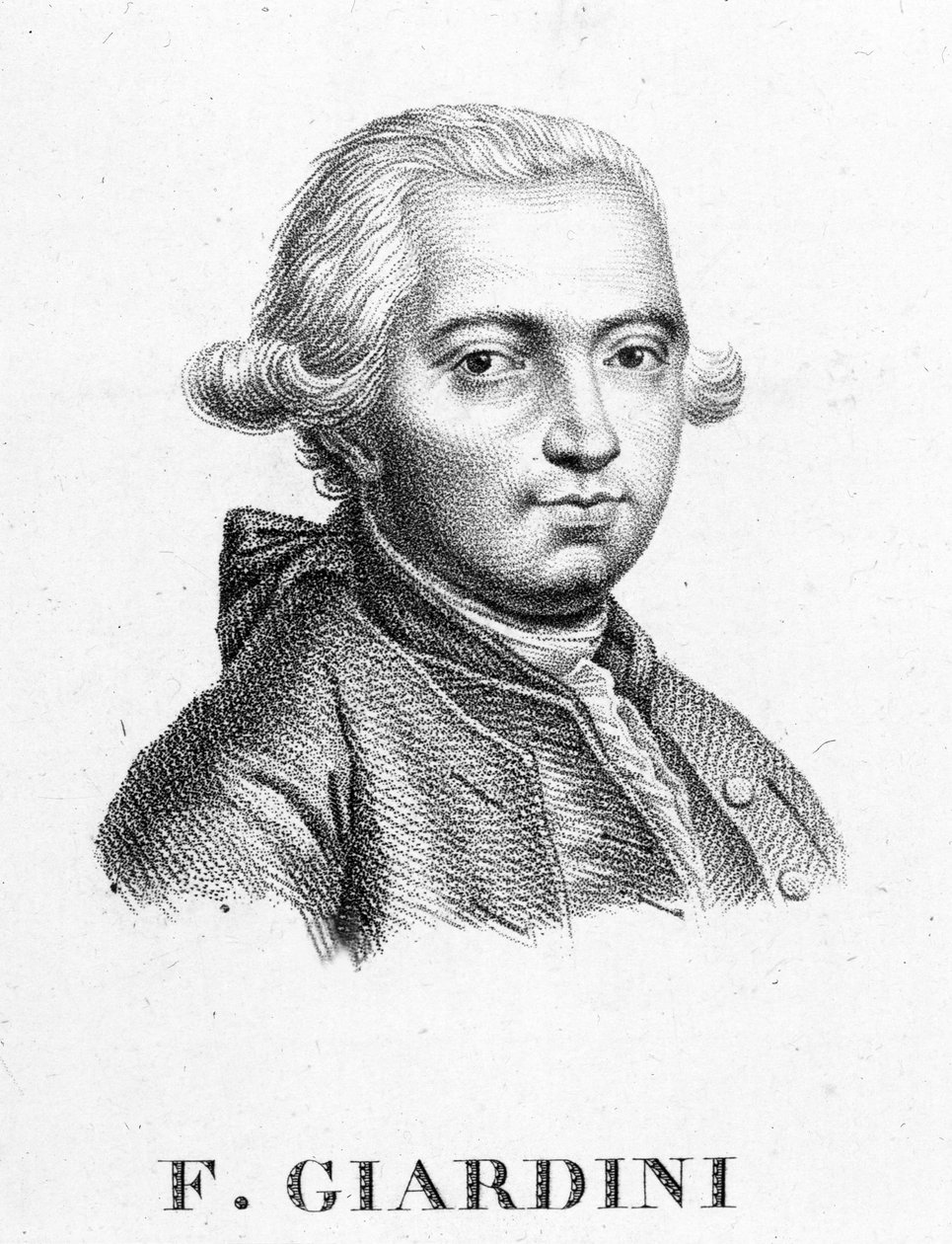 Felice Giardini (1716-1796), italiensk violinist och kompositör av Unknown artist