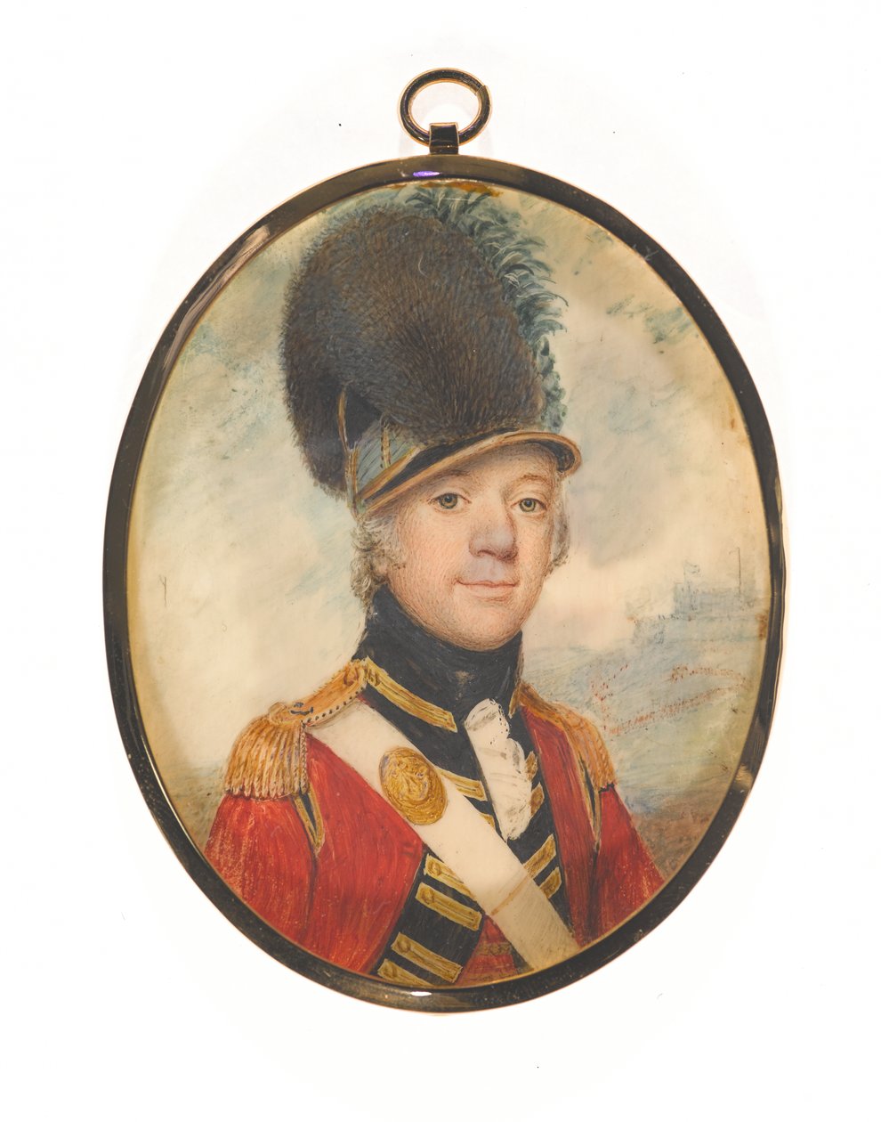 Fältofficer vid ett lätt infanteriregemente av Unknown artist