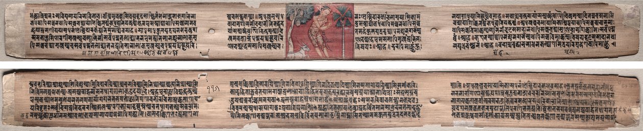 Folio 115, från en Gandavyuha-sutra (Skriften av den högsta uppsättningen) av Unknown artist