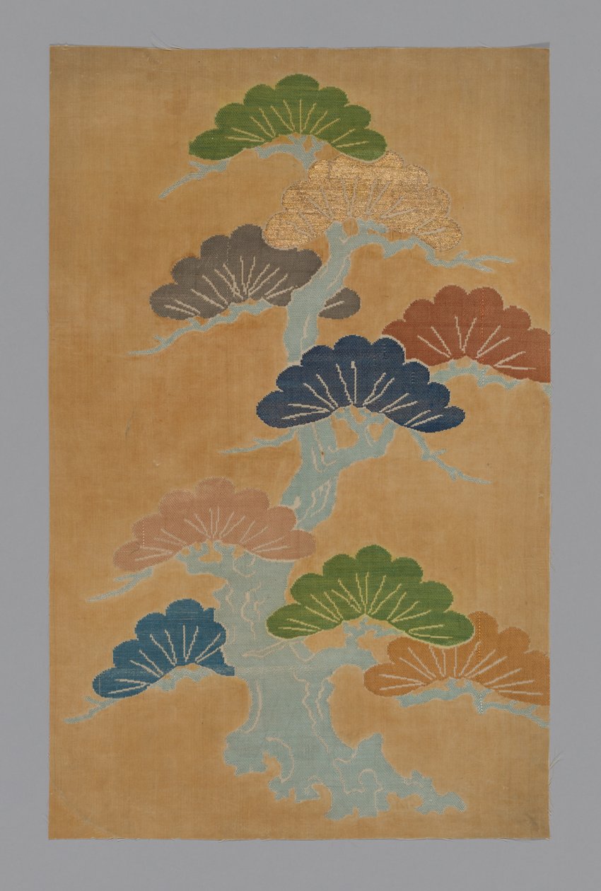 Fragment (från en Noh-kostym) av Unknown artist