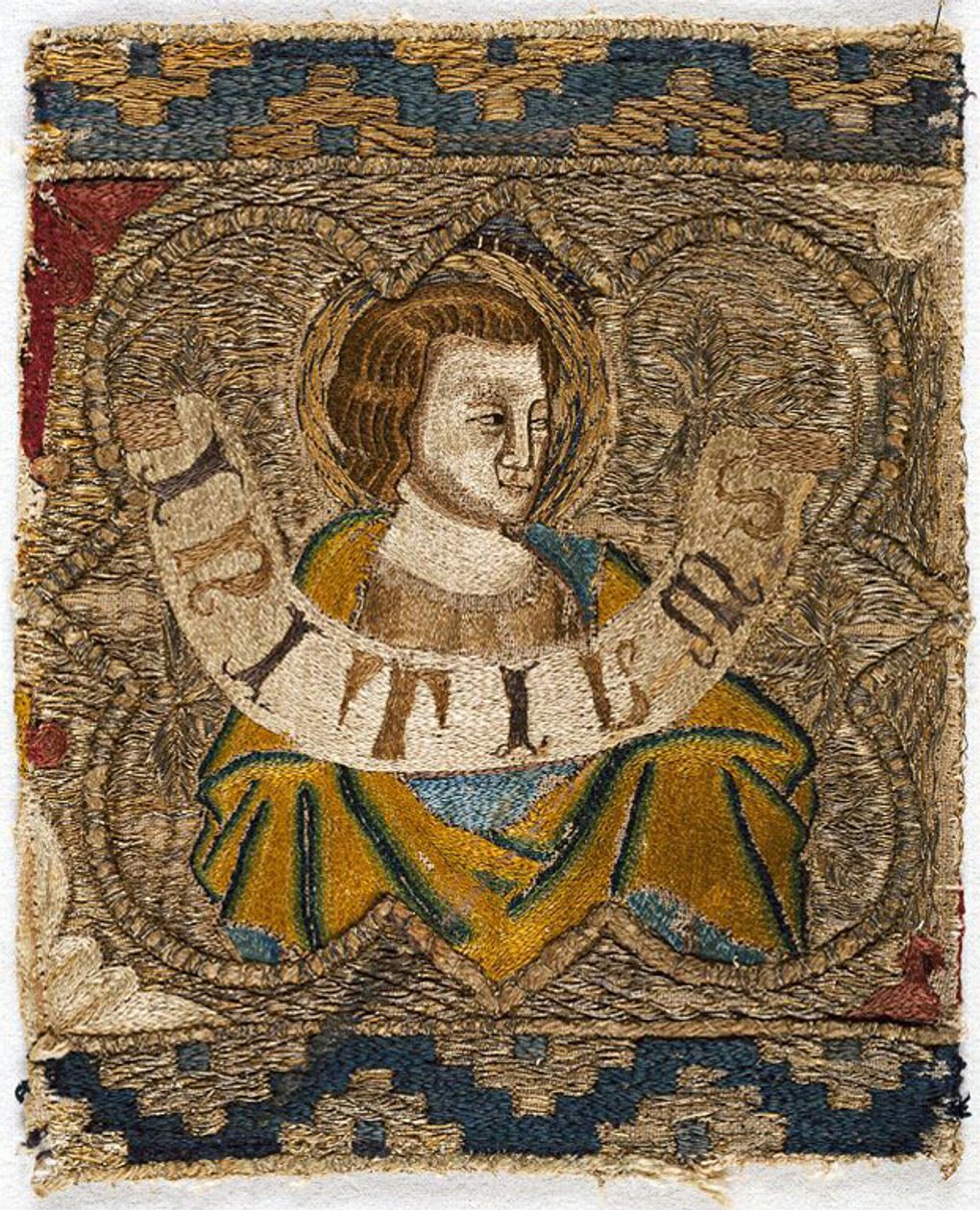 Fragment från en Orphrey av Unknown artist