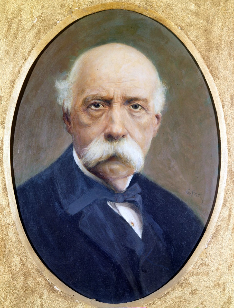 Francesco Crispi (1819 - 1901), italiensk politiker. Målning av G. Perez. Musee du Risorgimento i Rom. av Unknown artist