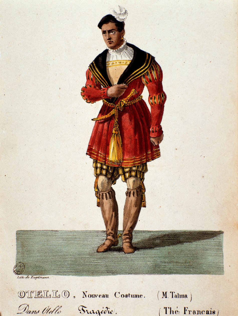 Francois Joseph Talma i Otello av Jean-Francois Duke av Unknown artist