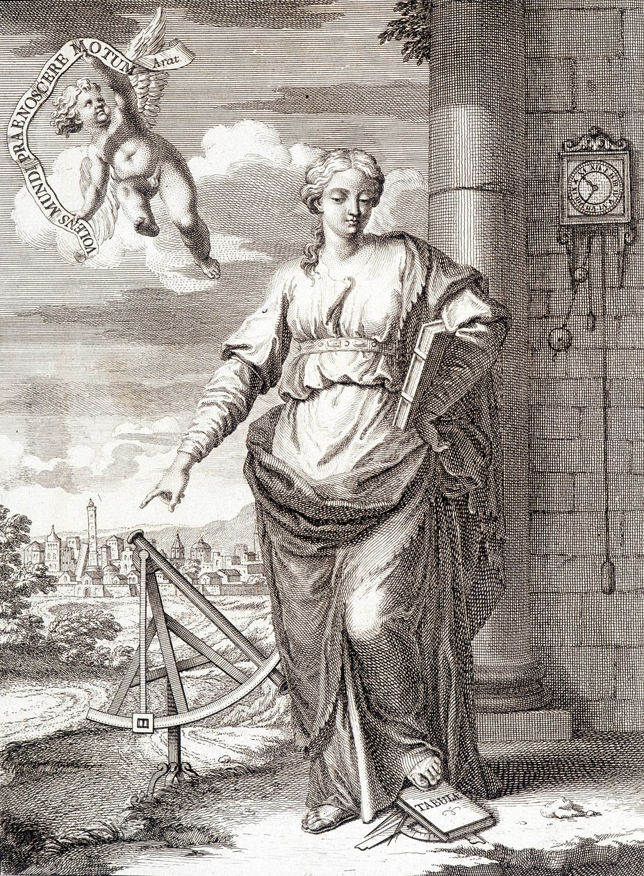 Frontispice av "" Ephemerides år 1775-1786", av Eusachio Zanotto av Unknown artist